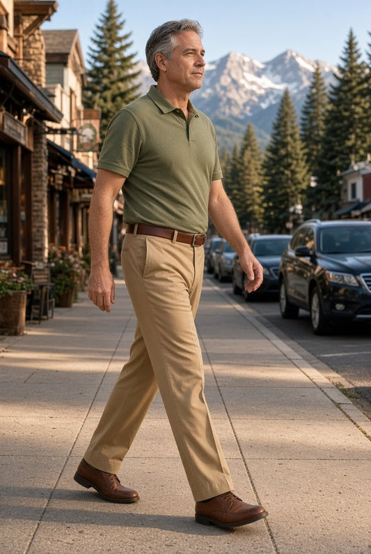 Dockers Men’s Signature Stretch Individual Fit Flat Front Khakis | Style 27998 - Rocky Mountain Connection