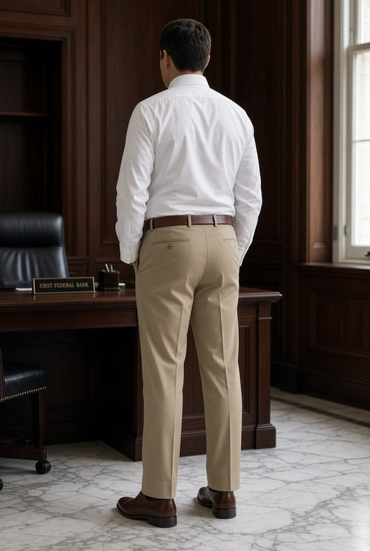 Dockers Slates Wool Blend Pleated Front #10825