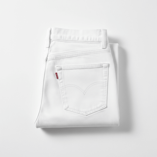 Levi’s 501 White, Straight Leg Jean — Button Fly - Rocky Mountain Connection