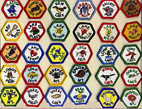Hiker's Trail Tag Patches, Stickers, and Decals for RMNP