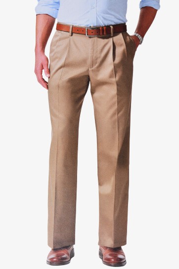 Dockers D3 Classic Fit, Pleated Front Khakis