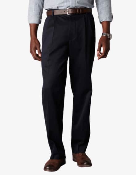 Dockers D3 Classic Fit, Pleated Front Khakis