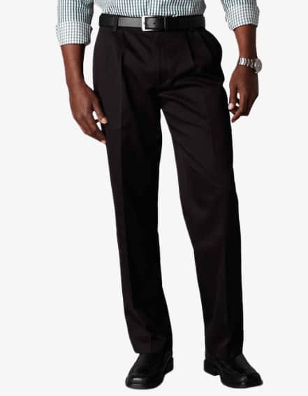 Dockers D3 Classic Fit, Pleated Front Khakis