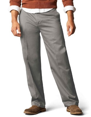 Dockers D3 Signature Khaki  Classic Fit Flat Front