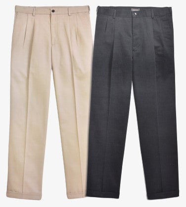 Dockers D3 Comfort-Fit, Pleated Front, Cuffed Pants