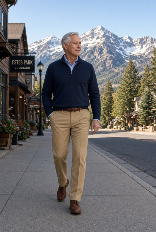 Dockers Men’s Signature Stretch Individual Fit Flat Front Khakis | Style 27998 - Rocky Mountain Connection