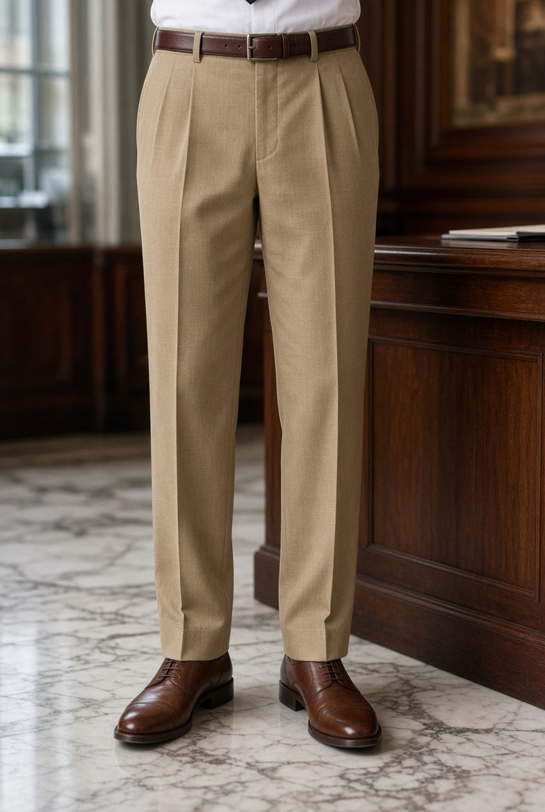 Dockers Slates Wool Blend Pleated Front #10825