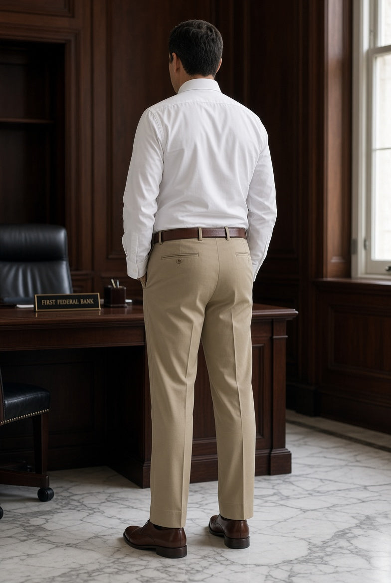 Dockers Slates Wool Blend Pleated Front #10825