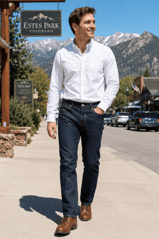 Levi's® 501® Original Shrink-To-Fit™ Blue Jeans |Rigid Indigo Blue Denim Button-Fly - Rocky Mountain Connection