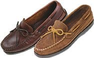 Minnetonka Men's Double Bottom Hardsole Lariat