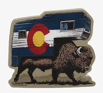Hiker's Trail Tag Patches, Stickers, and Decals for RMNP