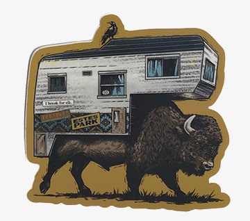 Hiker's Trail Tag Patches, Stickers, and Decals for RMNP