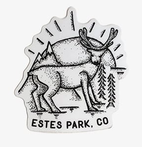 Hiker's Trail Tag Patches, Stickers, and Decals for RMNP