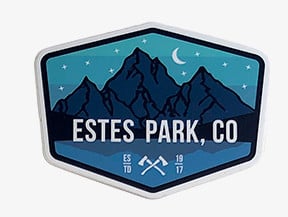Hiker's Trail Tag Patches, Stickers, and Decals for RMNP