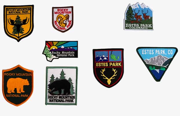 Hiker's Trail Tag Patches, Stickers, and Decals for RMNP