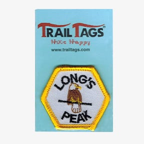 Hiker's Trail Tag Patches, Stickers, and Decals for RMNP