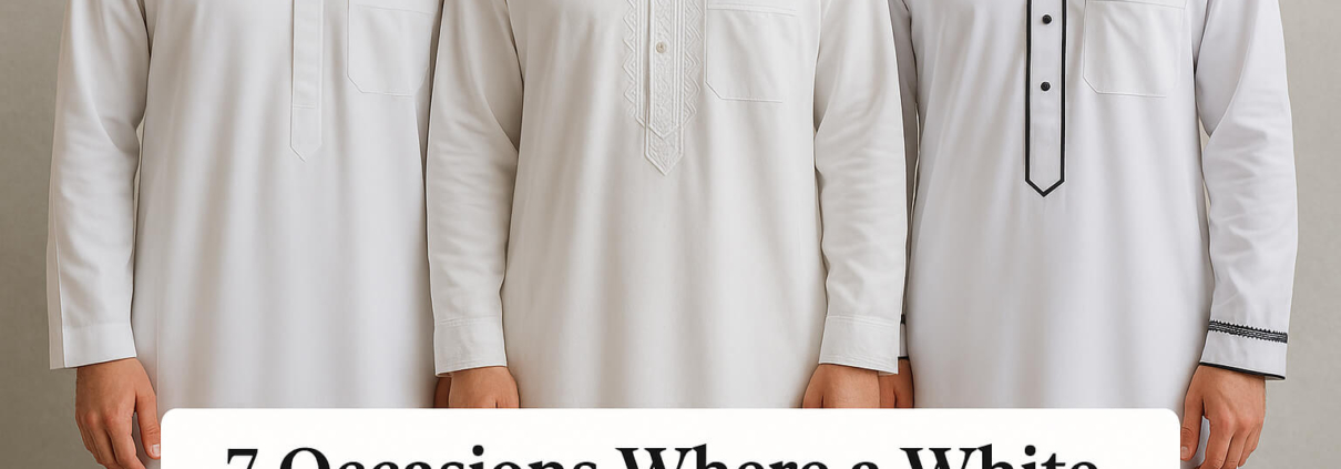 7 Occasions Where a White Jubba Is the Perfect Outfit