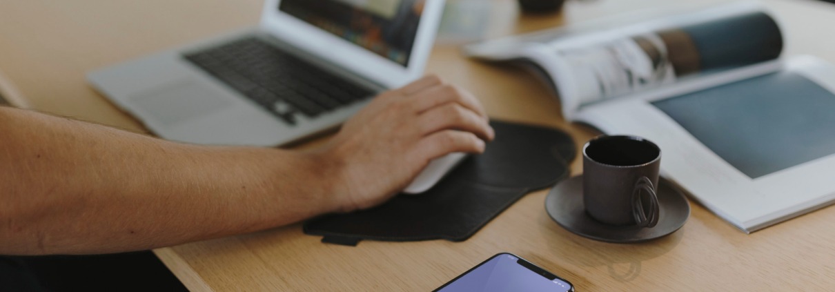 Professional using laptop with modern digital tools to simplify online work and improve productivity