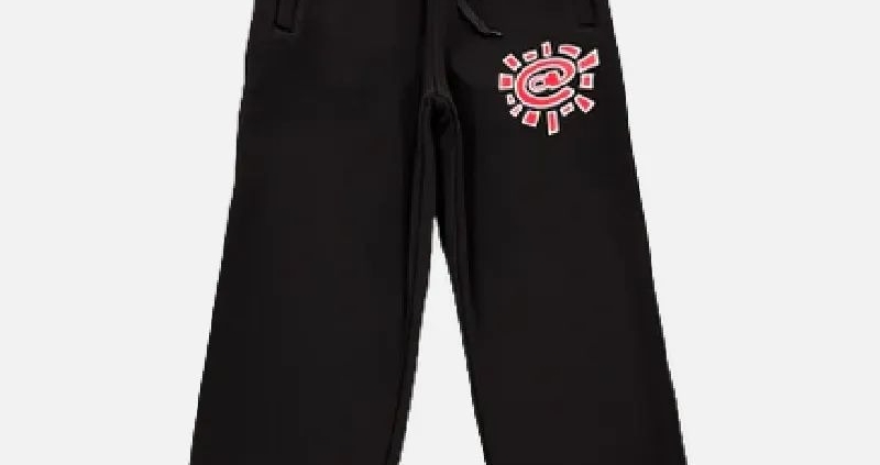 Adwysd Relaxed Joggers Black Red