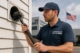 Technician performing Air Conditioning Duct Cleaning to improve indoor air quality and HVAC efficiency
