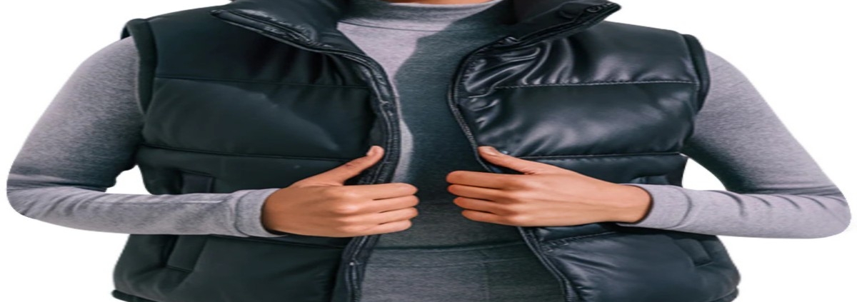 Black Puffer Vest