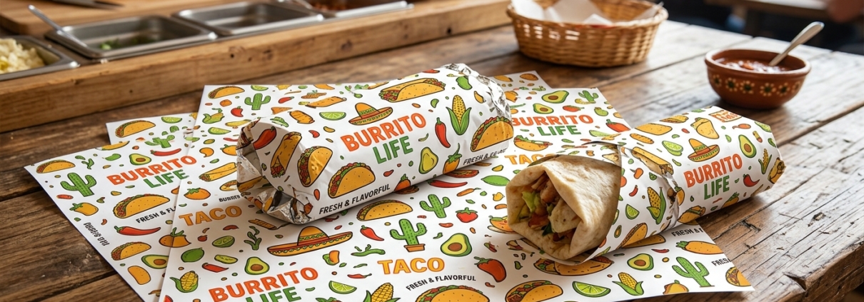Custom Burrito Paper