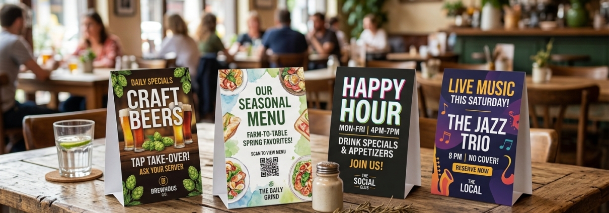 Custom Table Tents