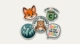 Custom fuzzy stickers