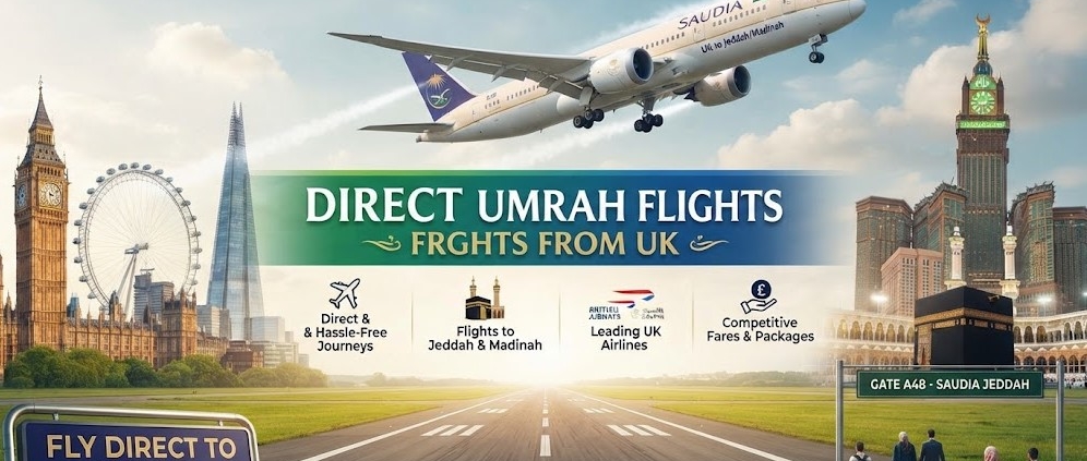 Direct Umrah Flights from UK