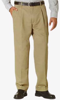 Dockers D3 Comfort-Fit, Pleated Front, Cuffed Pants • Rocky