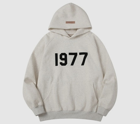 Essentials 1977 Grey Hoodie