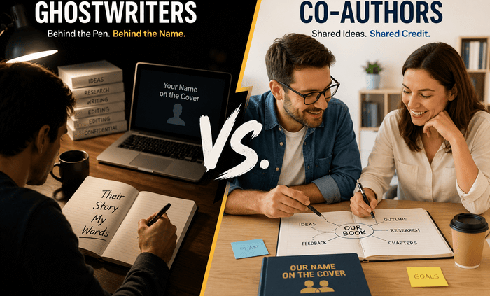 Ghostwriters VS. Co-Authors
