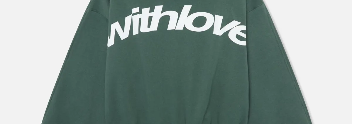 Green Scuffers With Love Hoodie