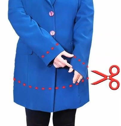 shirts length shortening in JVC