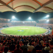 Is Rajiv Gandhi International Stadium Small or Big?
