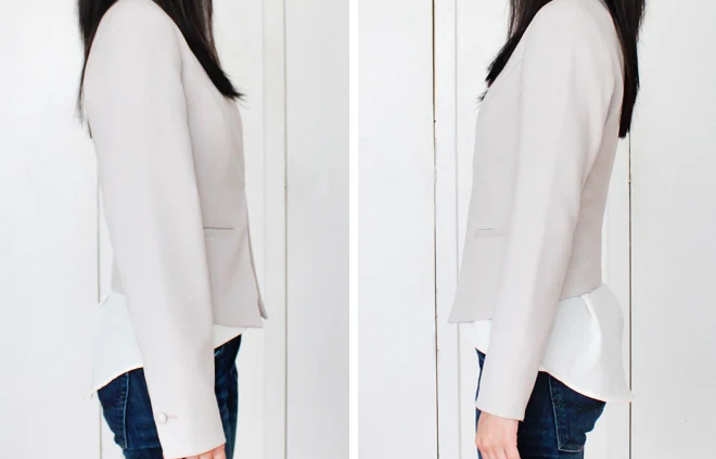 Jackets Length Shortening In Dip