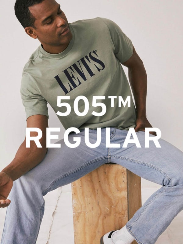 Levi's Men's 501 Original Shrink to Fit Mid Rise Regular Fit Straight