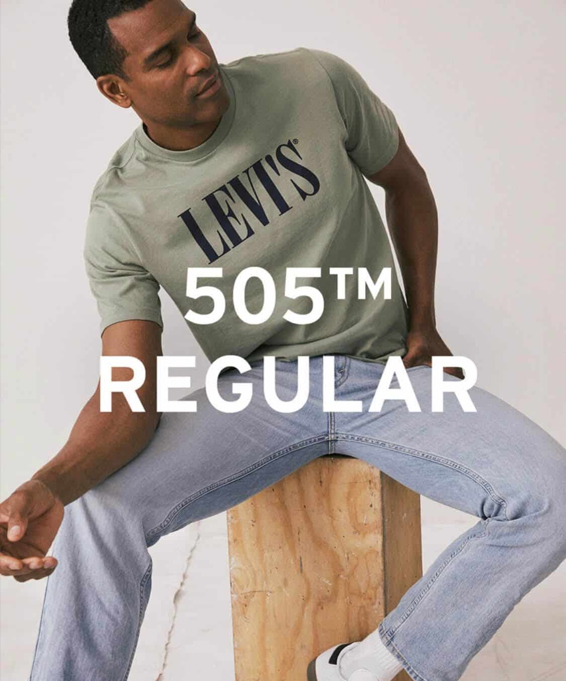 have tillid album lyd Levi's 505 Regular Fit Jeans Mountain Connection