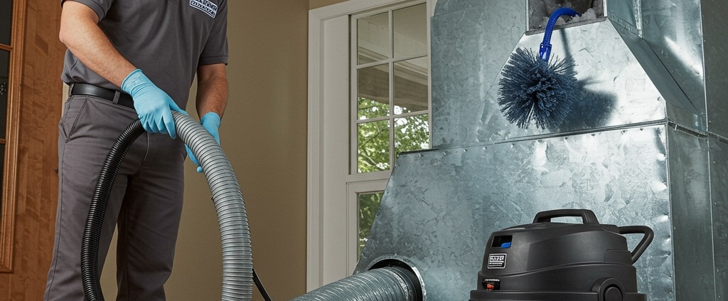 Negative Pressure Air Duct Cleaning