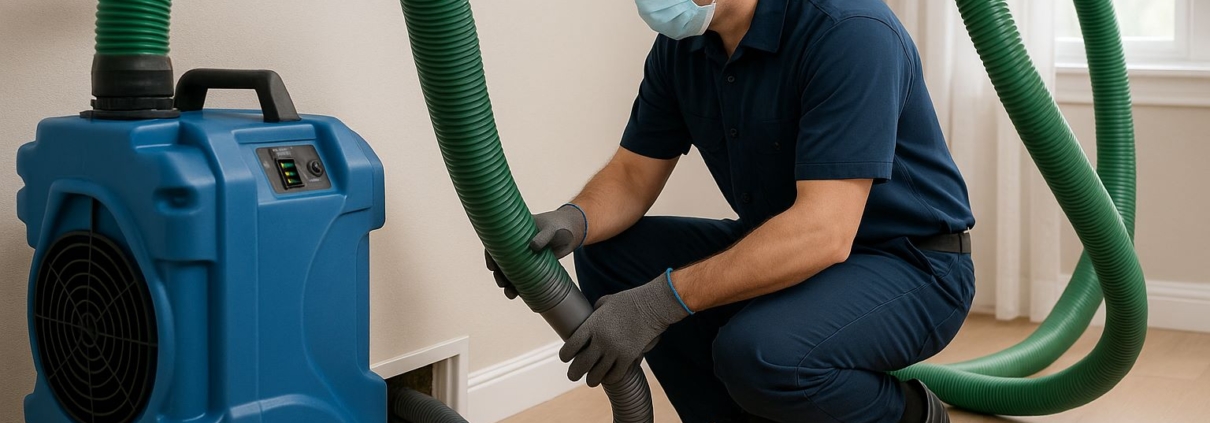 Negative Pressure Air Duct Cleaning