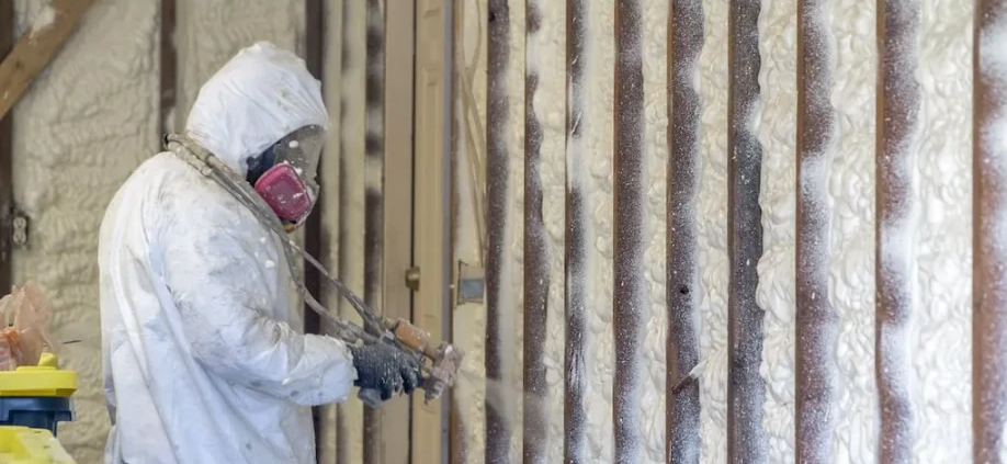 Open-cell spray foam insulation