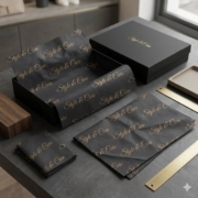 Printed tissue paper sheets
