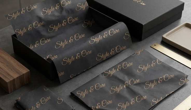 Printed tissue paper sheets