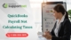 QuickBooks Payroll Not Calculating Taxes