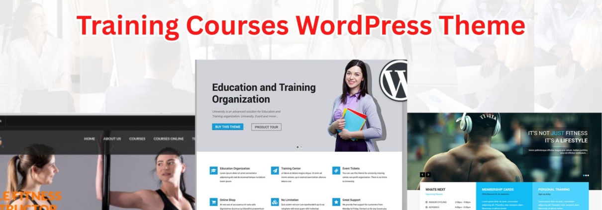 Which Training Courses WordPress Theme Fits Best For You?