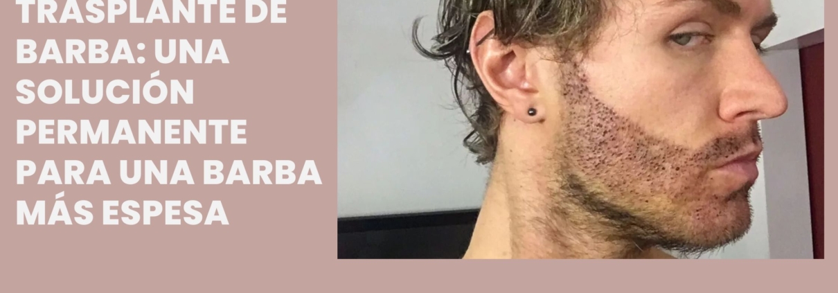transplante de barba