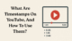 YouTube Timestamp
