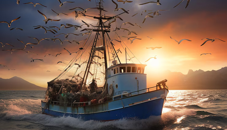 Rooster fishing