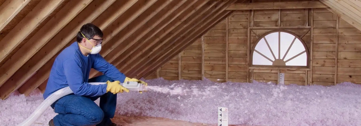 Blown-in insulation services