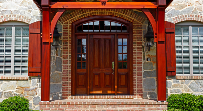 Luxury front entry doors